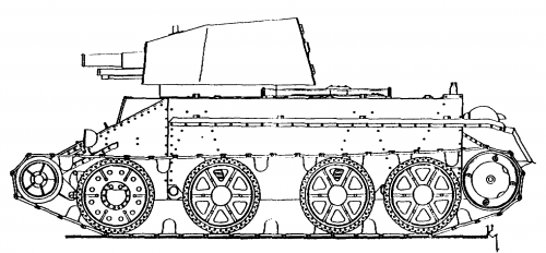 BT-2 CU TUN DE 76 MM SCHITA