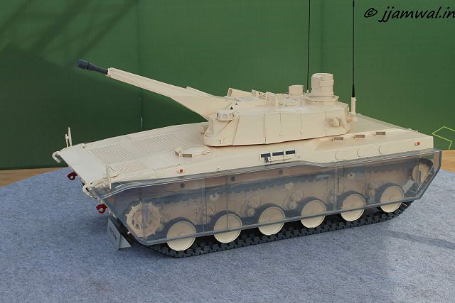 FICV_Future_Infantry_Combat_Vehicle_tracked_version_at_DefExpo_2012_Defence_Exhibition_India_New_Delhi_002