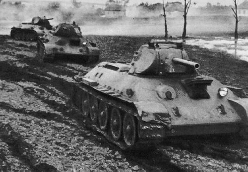 T-34 CU TUN DE 76 MM