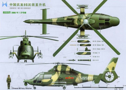 Chinese Z-9G Helicopter