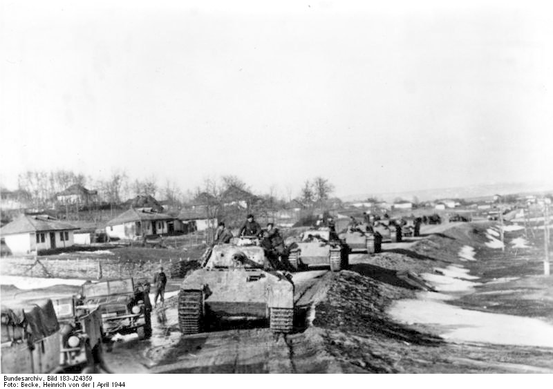 PANZER V GERMANE IN MOLDOVA -APRILIE 1944