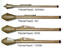 PANZERFAUST DIFERITE CALIBRE