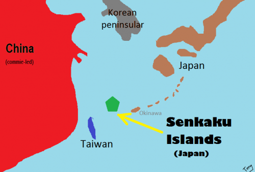 Senkaku Islands Japan China disputed islands a