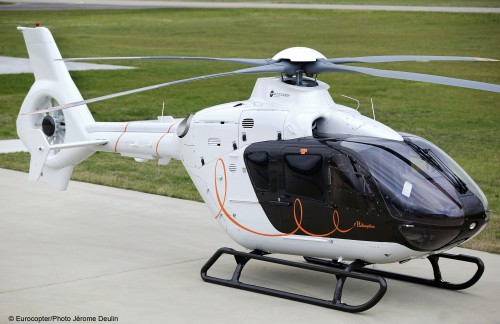 L'Hélicoptère EC135 Hermès.
