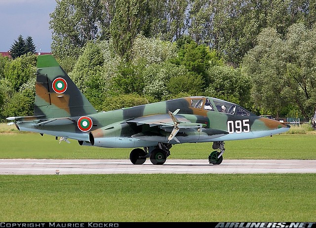 SU-25 UBK DUBLA COMANDA BULGARESC