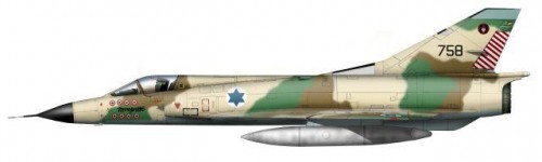 MIRAGE III CJ IN CULORI ISRAELIENE