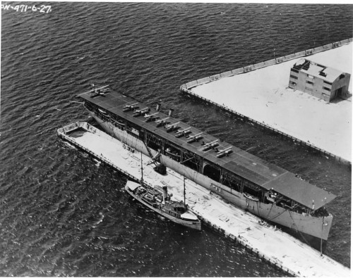 USS LANGLEY LA NAS PENSACOLA -1923