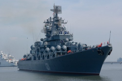 Russian missile cruiser Moskva