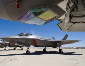 Lockheed Martin, Edwards Air Force Base, 416th FLTS F-35 ITF, JSF, 6 ship static display, sunrise, AF-1, AF-2, AF-3, AF-4, AF-6, AF-7