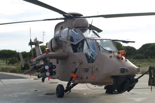 Eurocopter Tiger EC665 Spanish Army Spike ER on a quad pylon and 2 WVR missiles