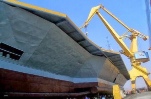 Garchin yard  Iran Is Building Mock-UP Aircraft Carrier 2