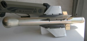 zaatut_Rafael Mini-Spike guided missile is designed to operate from standard Spike launchers