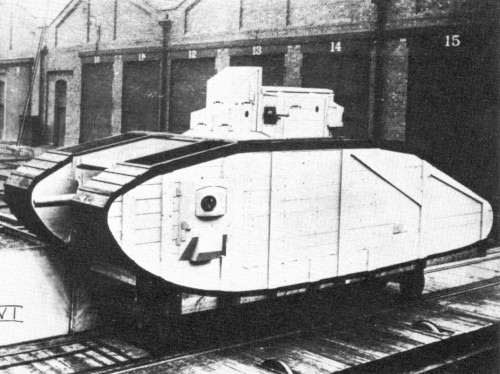 6 MarkVITankWoodenMockup1917