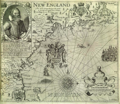 John Smith New England map