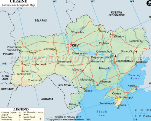 Ucraina mapsofthewold