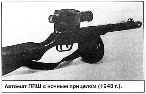 PPSH EXPERIMENTAL CU VIZOR OPTIC -1943