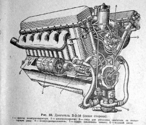 12  motor V2-34 sursa Руководство по материальной части танка Т-34-85