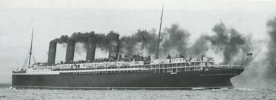 RMS LUSITANIA-CUNARD LINE