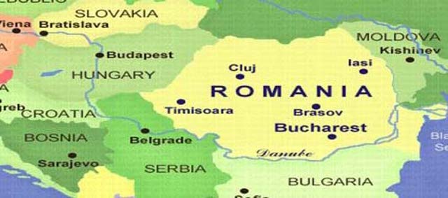Harta-Romania-Ungaria - Romania Military