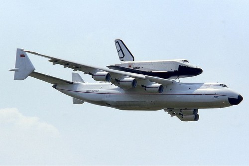 AN-225+BURAN LA LE BOURGET 1989