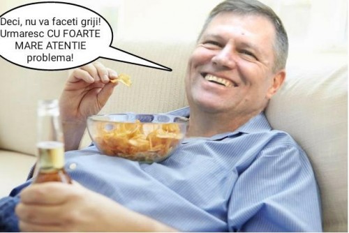 Iohannis urmareste cu atentie