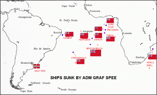 Victimele lui Graf Spee