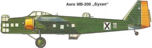 MB-200 FORTELE AERIENE BULGARE