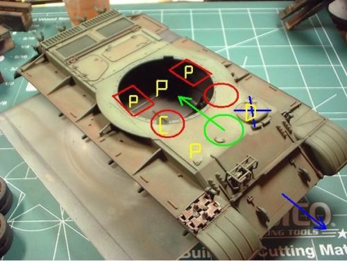 T-55 modificari varianta I