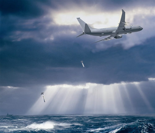 P-8A Dropping Sonobuoy Concept