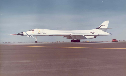 Rockwell International B-1A (S/N 74-158). (U.S. Air Force photo)