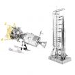 Fascinations Metal Earth 3D Metal Model Kits Set of 2 – Apollo CSM with LM and Apollo Saturn V with Gantry