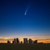 Comet Neowise over Stonehenge