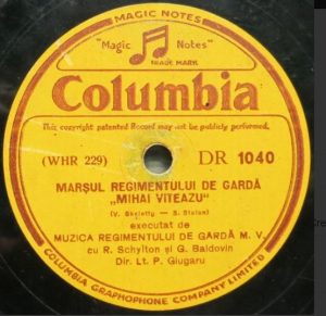 Muzica Regimentului pe vinil - 1930-1940