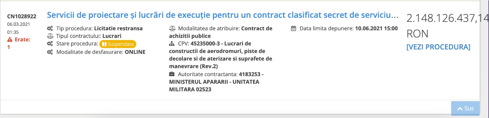 noi probleme la Baza 57 Aeriană - Mihail Kogălniceanu