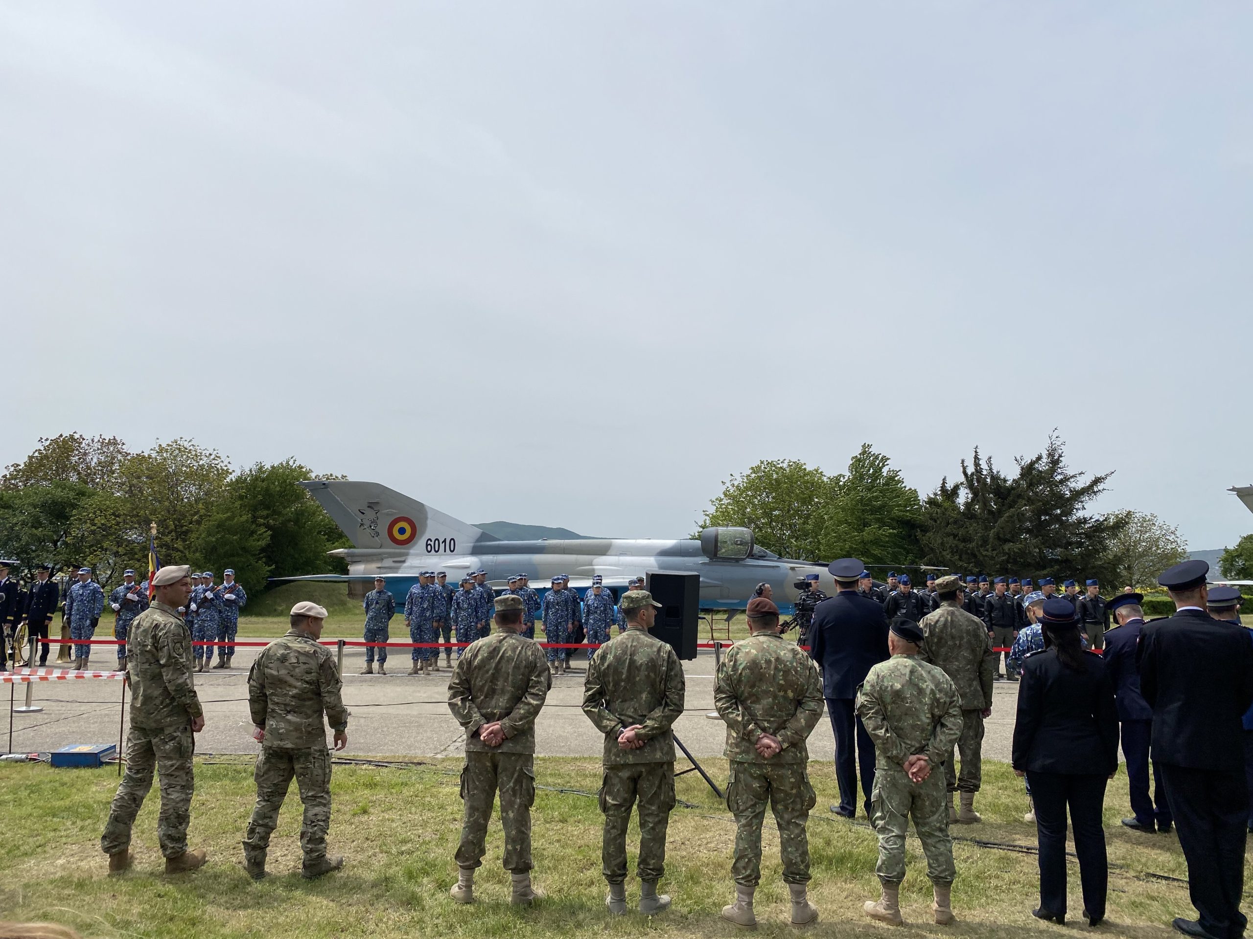 ceremonia de retragere mig 21 lancer bacau