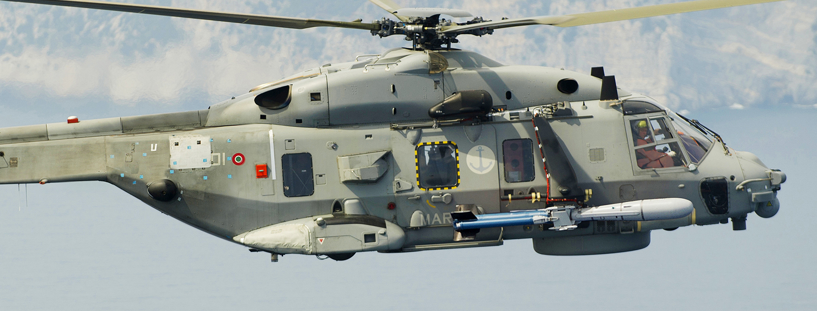 rachete MBDA Italia pentru elicopterele H215M ale marinei